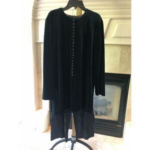 JBS LTD Women’s Dark Green 2 Piece Set Zip Up Back Pajama Set Size Petite 12